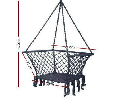 Single Camping Grey Hammock Chair