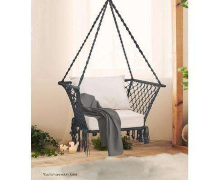 Single Camping Grey Hammock Chair