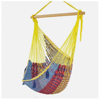 Thick Cotton Mexican Hammock Chair (Confeti)