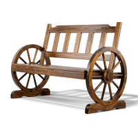 Wooden Wagon Wheel Chair