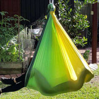 Indoor Sensory Teal Swing with Stand